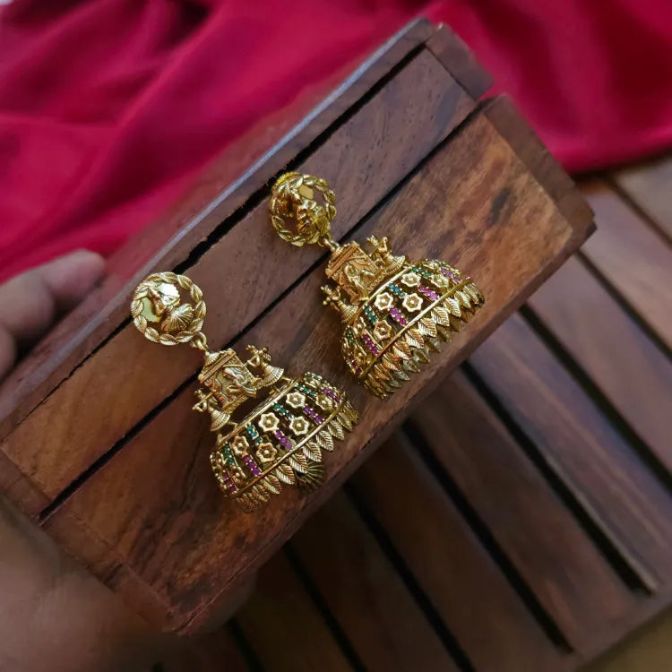 Ainara Palaku Antique Jhumka