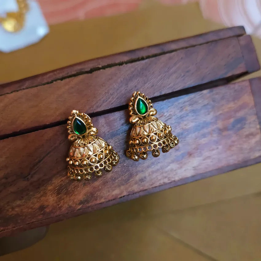 Anju Green Earrings