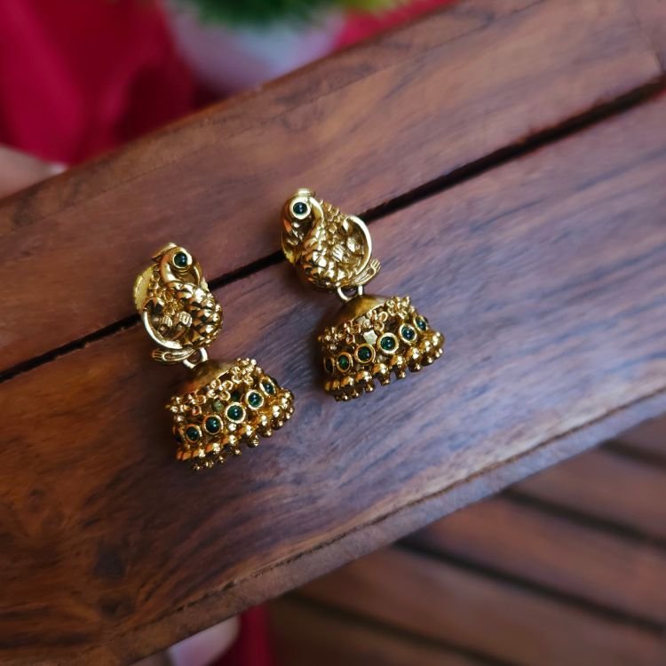 Peacock Baby Jhumka