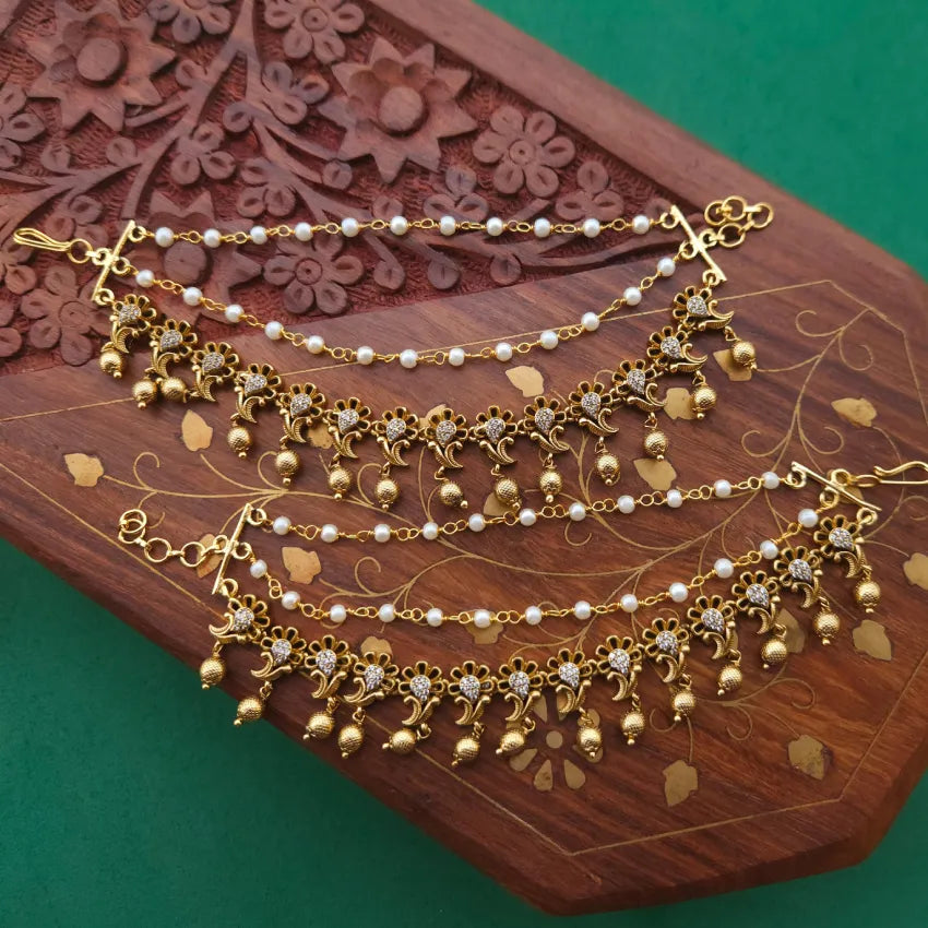 Floral Bridal Earchain