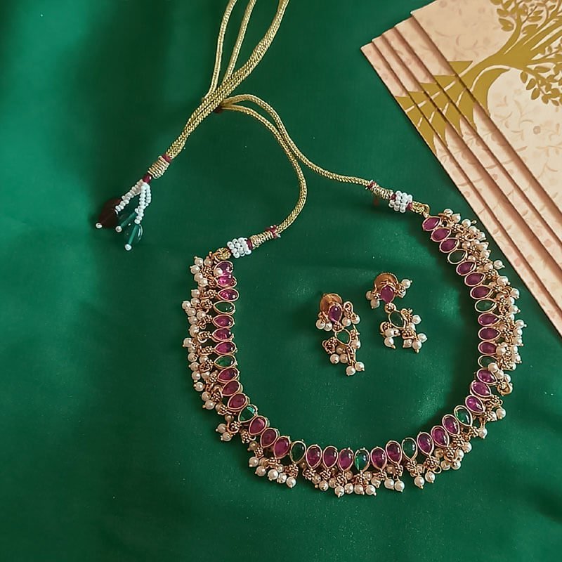 Ivy Multi Stone Neckpiece