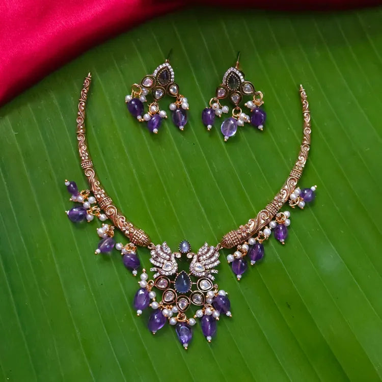 Peacock Victorian Hasli - Purple