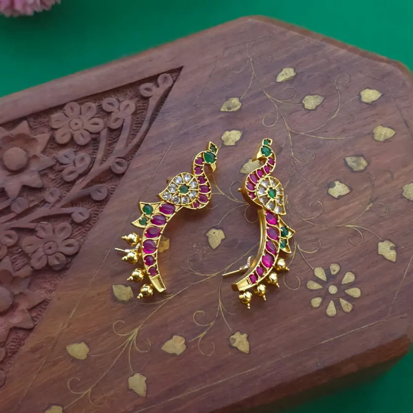 Peacock Kemp Earcuff