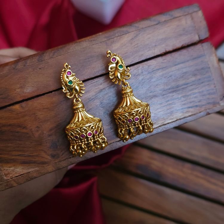 Peacock Jhumka