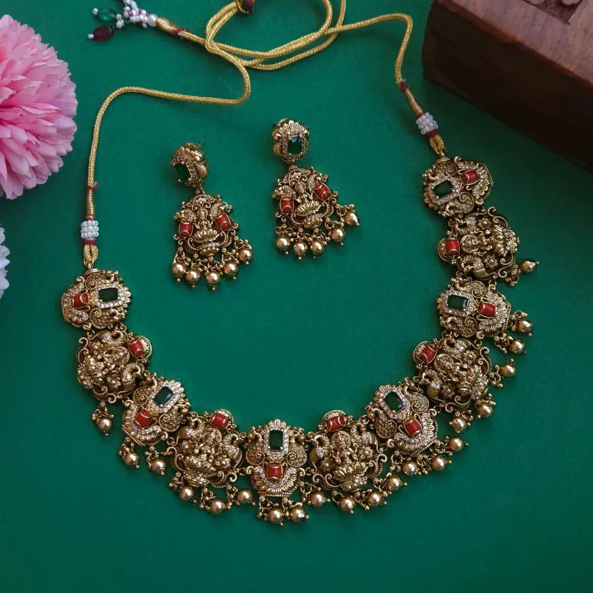Ranvi Temple Designer Necklace