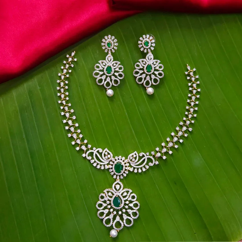 Reena GJ Green Necklace