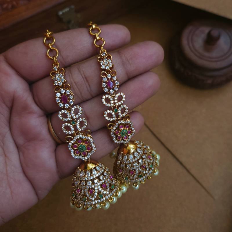 Floral AD Jhumka