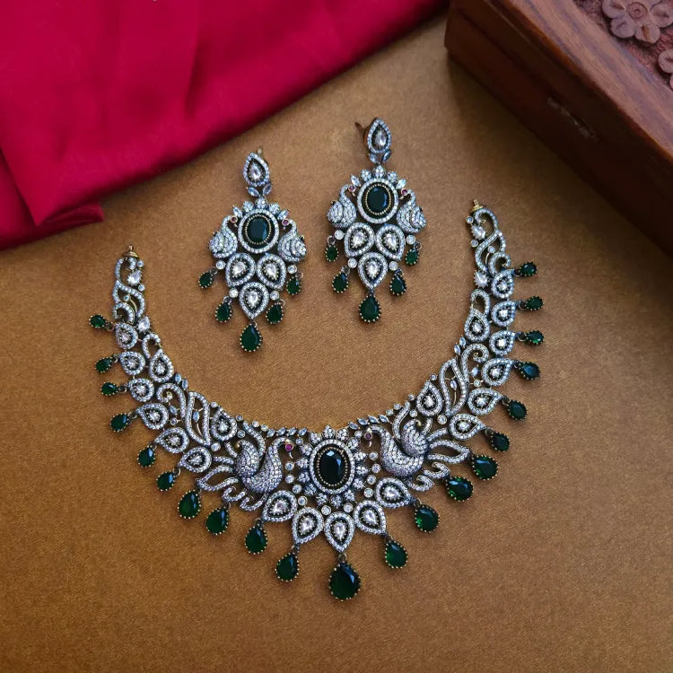 Samira Peacock Victorian Necklace