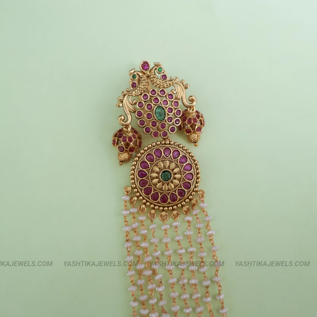 Rashmika Pearl Jadai Set