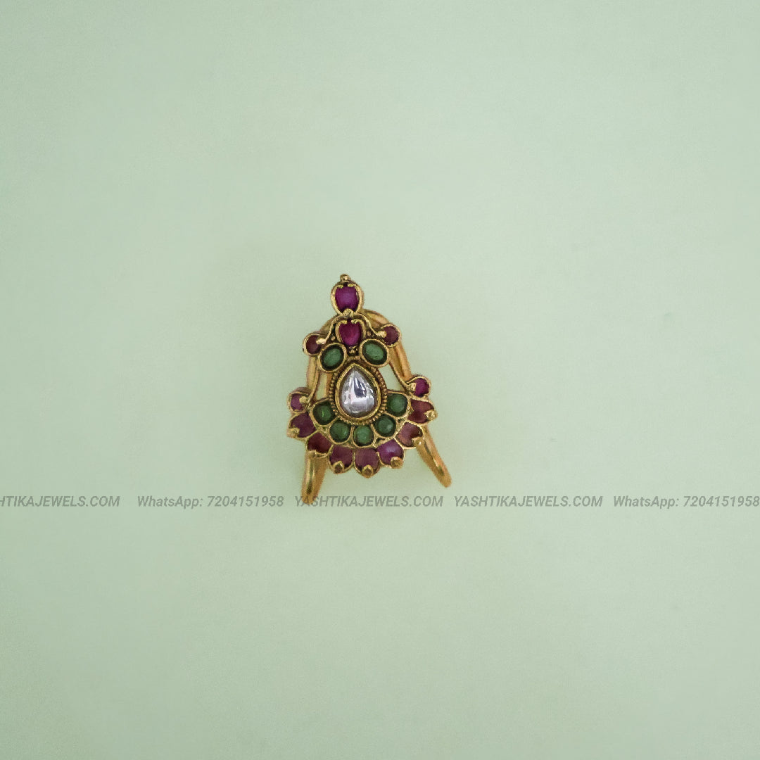 Kemp Floral Finger Ring