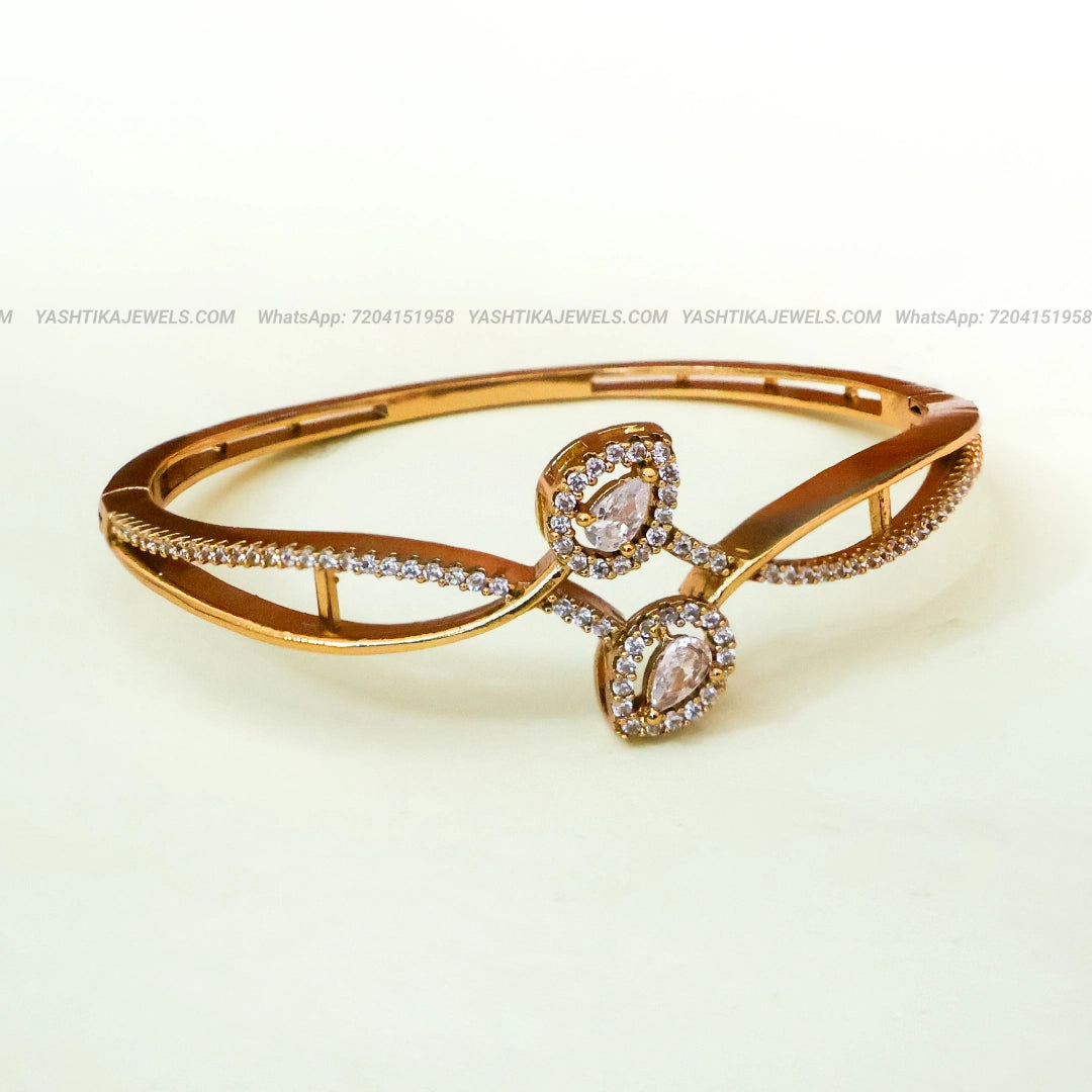 Floral AD Stone Bracelet | Party Wear