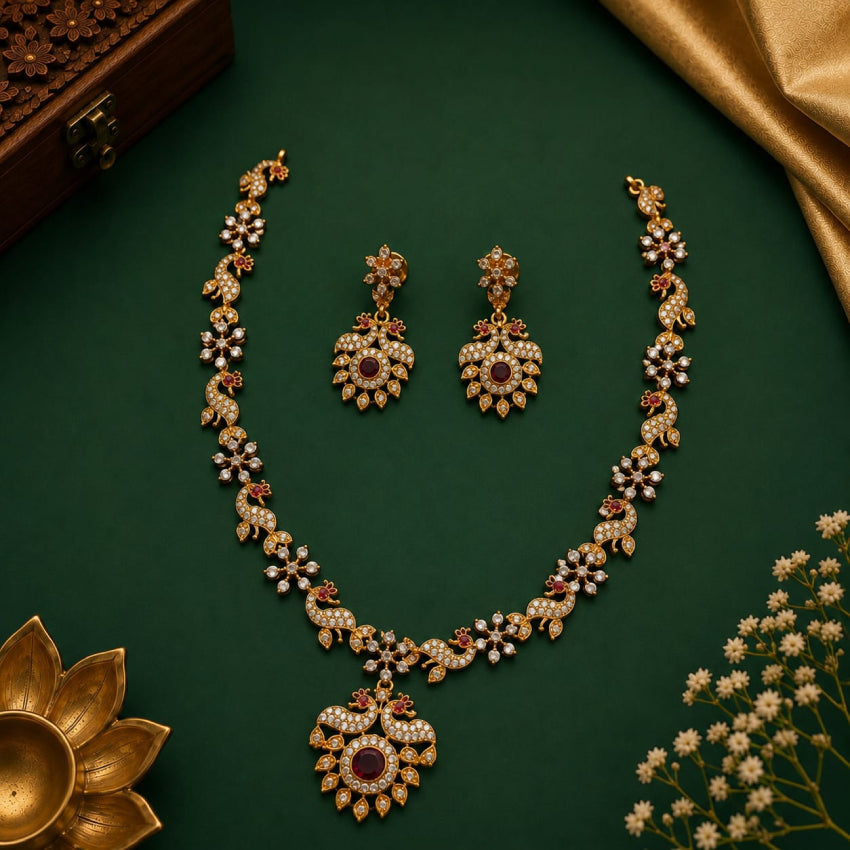 Haasini AD Necklace