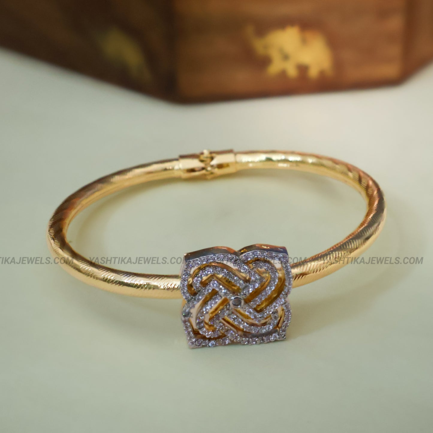 Diamond Replica Kolam Bracelet