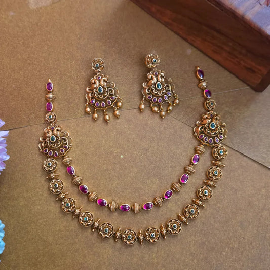 Amaala Antique Dual Layer Necklace