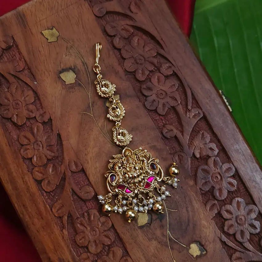 Antique Jadau Bridal Tikka