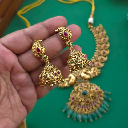 Peacock & Mango Antique Bridal Haram