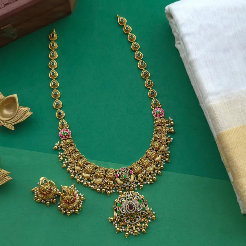 Bhumika Jadau Haram - Real Gold Inspired