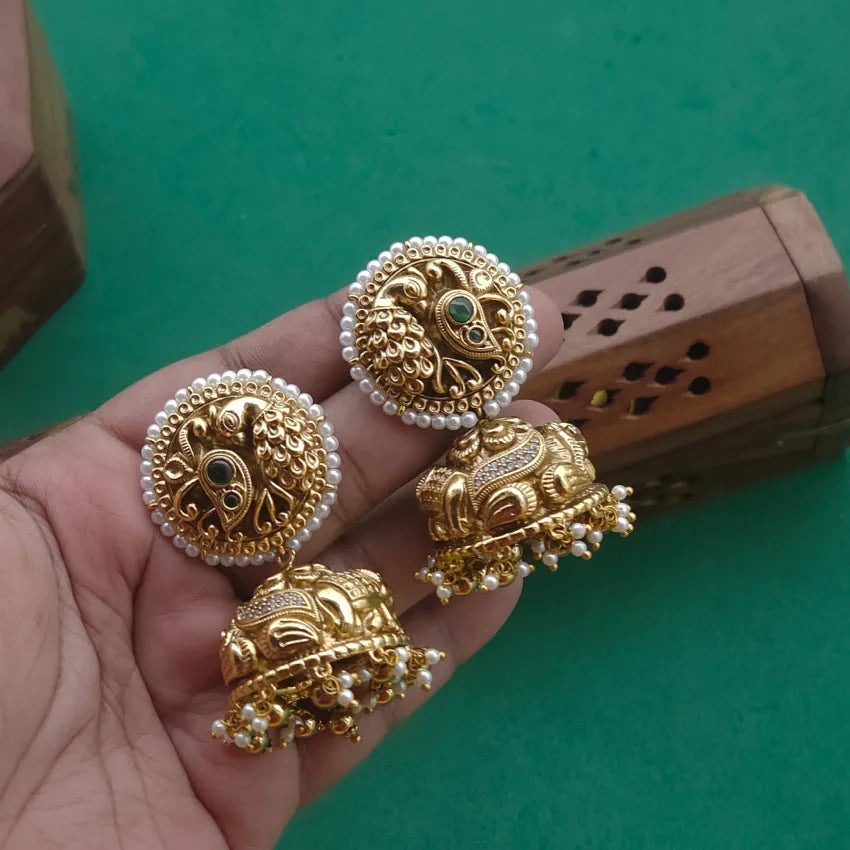 Rukmini Bold Bridal Jhumka