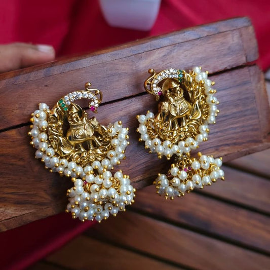 Bridal Cluster Pearl Jhumka