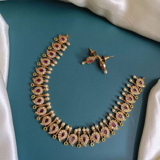 Chithirai Manga Neckpiece