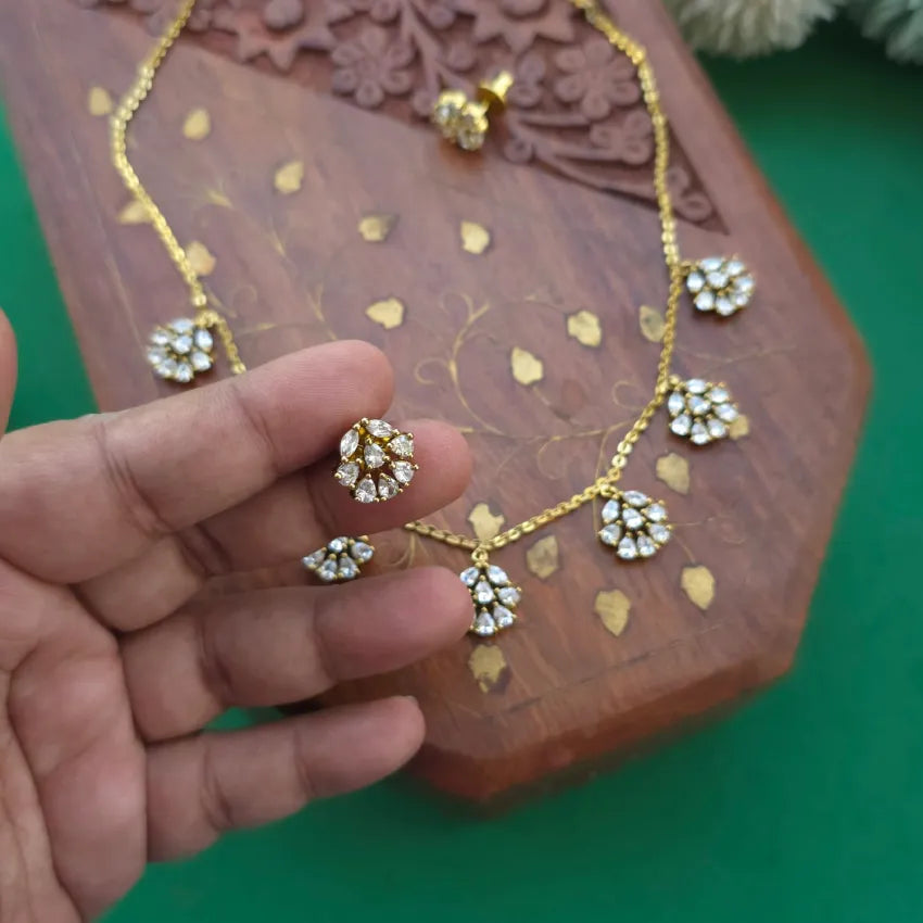 Floral Diamond Replica - Party Wear
