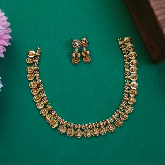 GajaLakshmi Coin Neckpiece