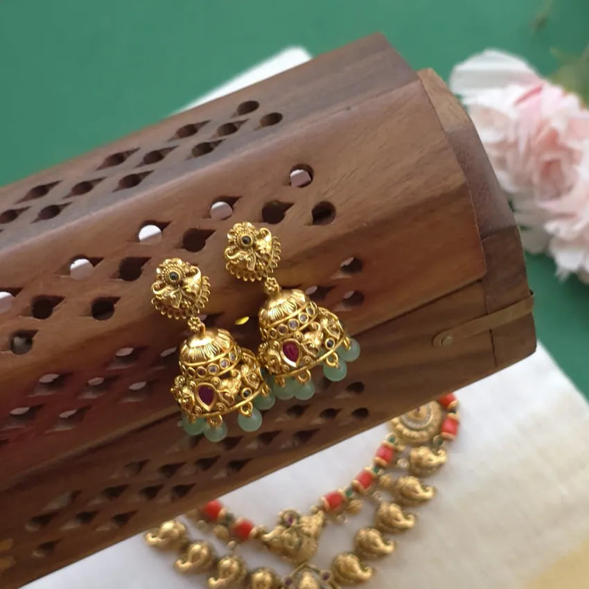 Antique Ganesha Dual Layer Necklace