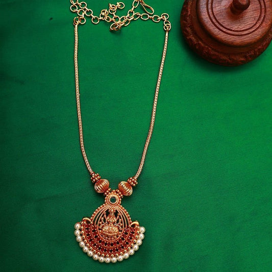 Goddess Lakshmi Pendant Neckpiece