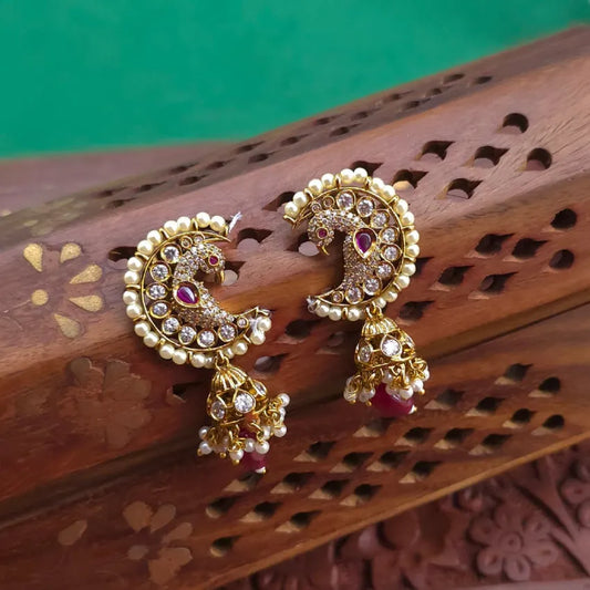 Half Moon Peacock Jhumka