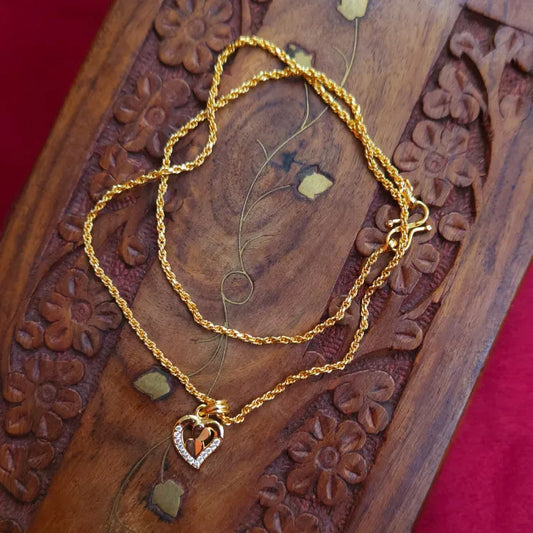 Heart Pendant Neck Chain