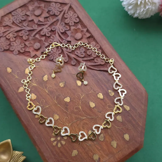 Heartin Neckpiece - Party Wear