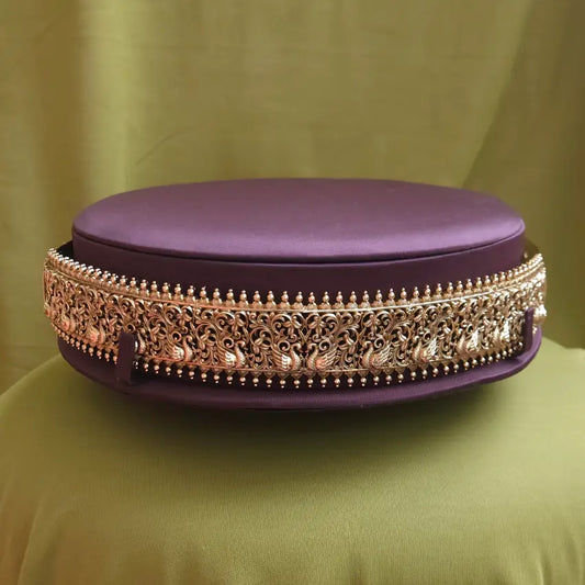 Antique Real Gold Inspired Non Idol Hipbelt