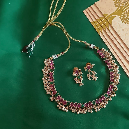 Ivy Multi Stone Neckpiece