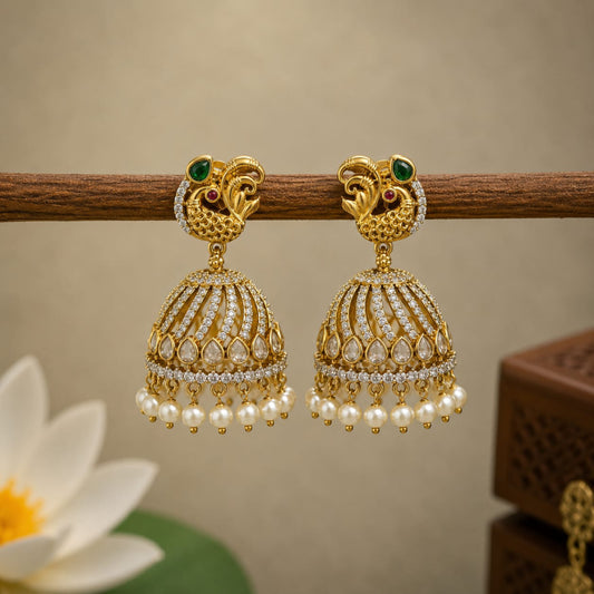 Peacock AD Jhumka