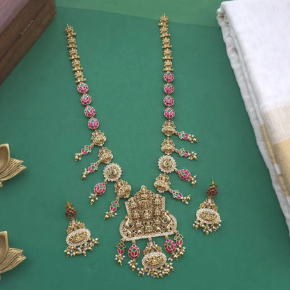 Temple Designer Jadau Bridal Haram