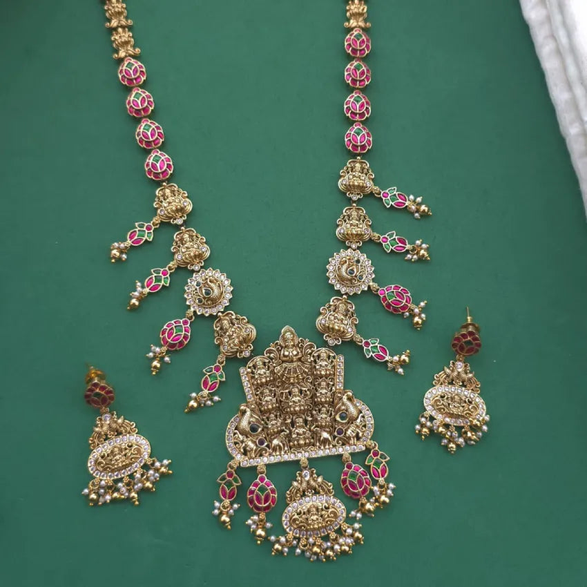 Temple Designer Jadau Bridal Haram