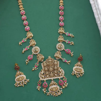 Temple Designer Jadau Bridal Haram