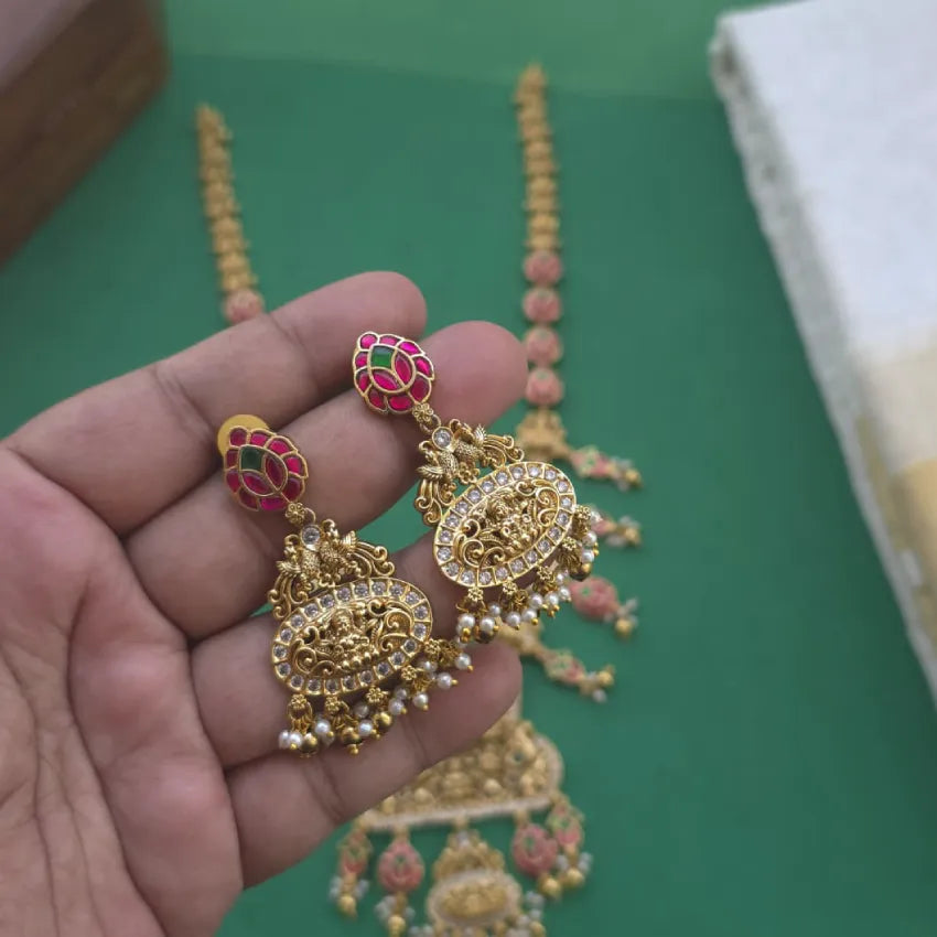 Temple Designer Jadau Bridal Haram