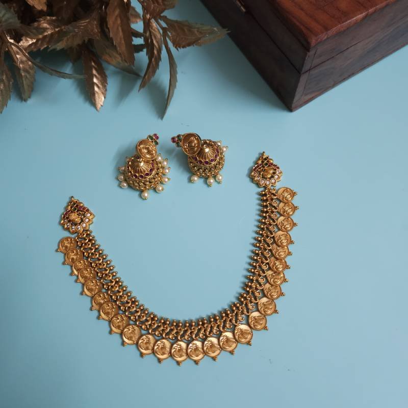 Peacock Coin Neckpiece