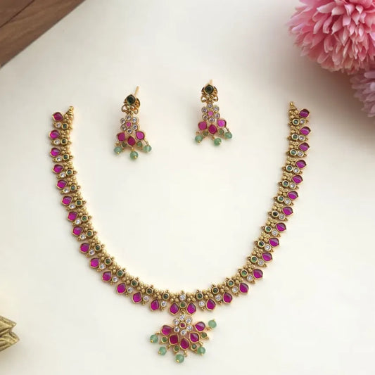 Premium Minimal Kemp Necklace - Rashmi