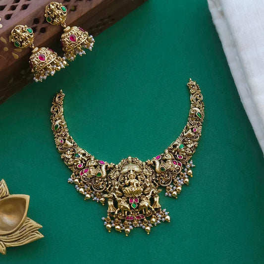 Kumari Jadau Antique Neckpiece