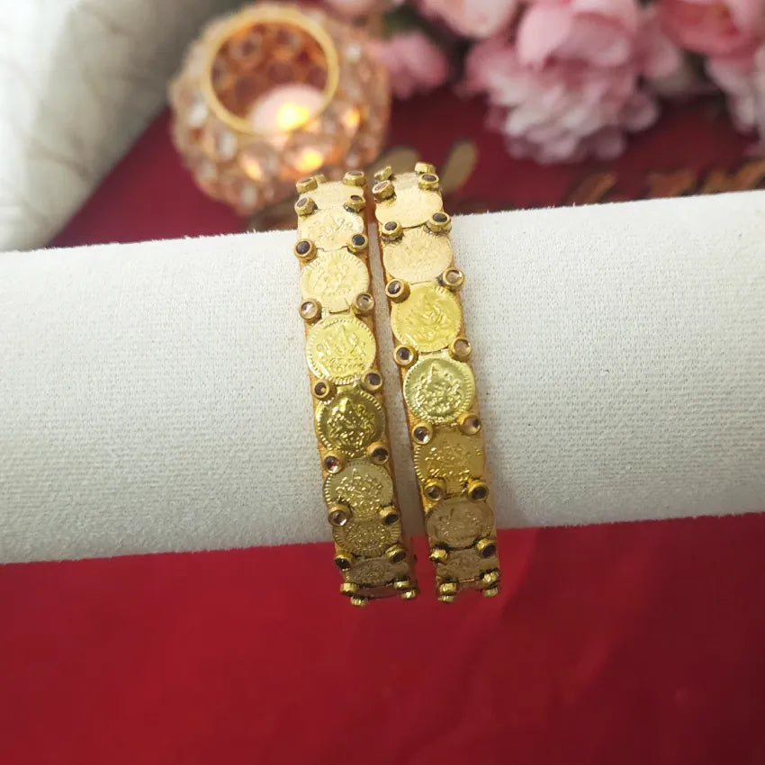 Lakshmi Coin Bangle- Silk Thread