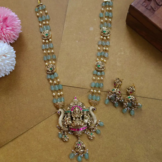 Lakshmi Pendant Jadau Haram
