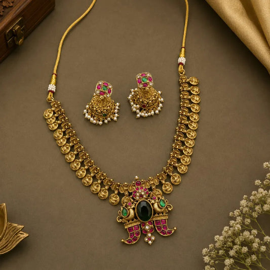 Lakshmi Coin Necklace