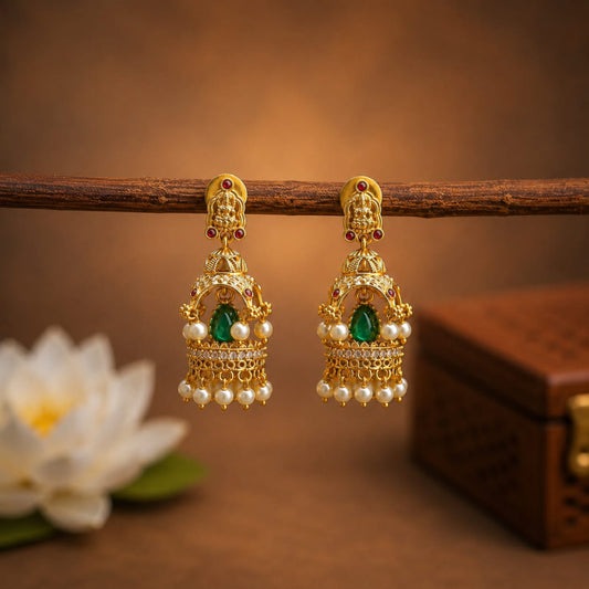 Lakshmi Pearl Jhumka