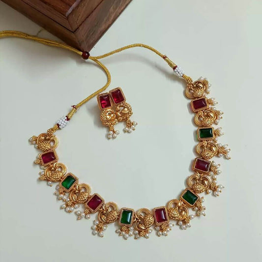 Mayile Multi Stone Neckpiece