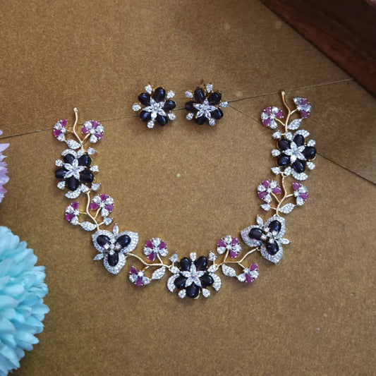 Megara Floral Designer Necklace