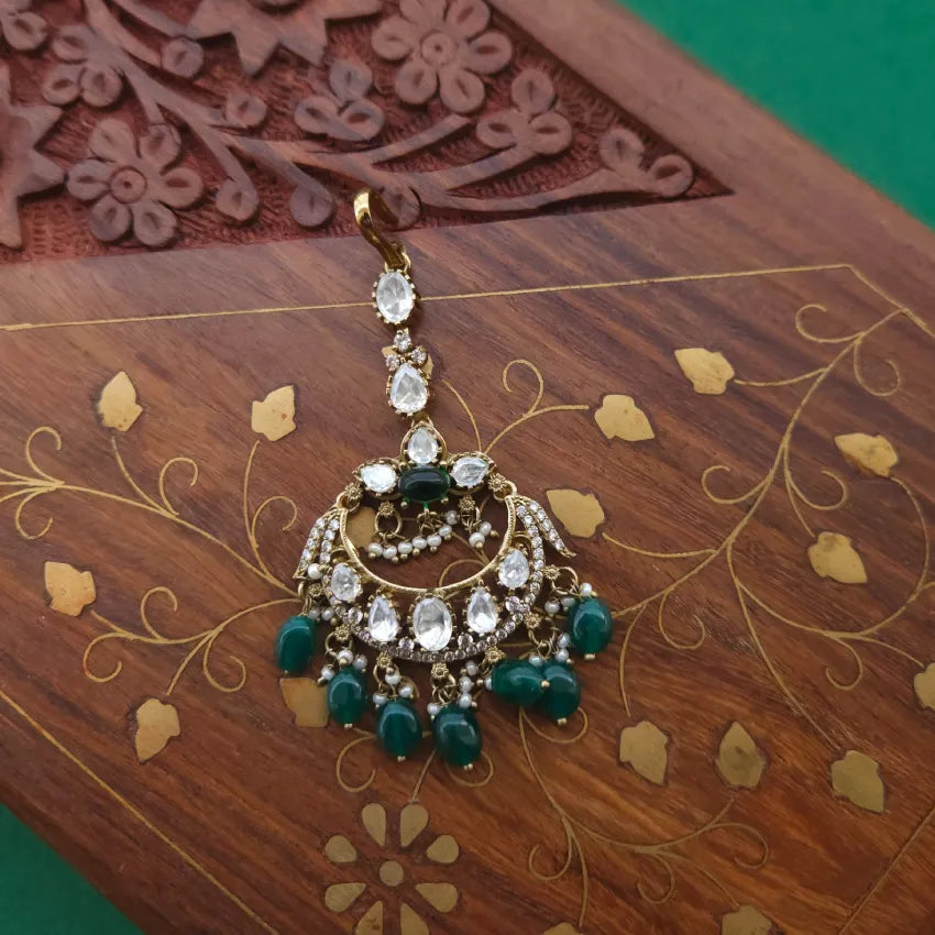 Moissanite Tikka - Green