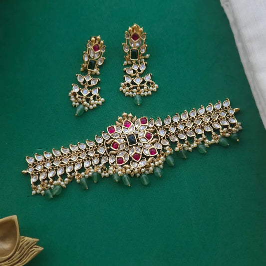 Mugil Jadau Choker