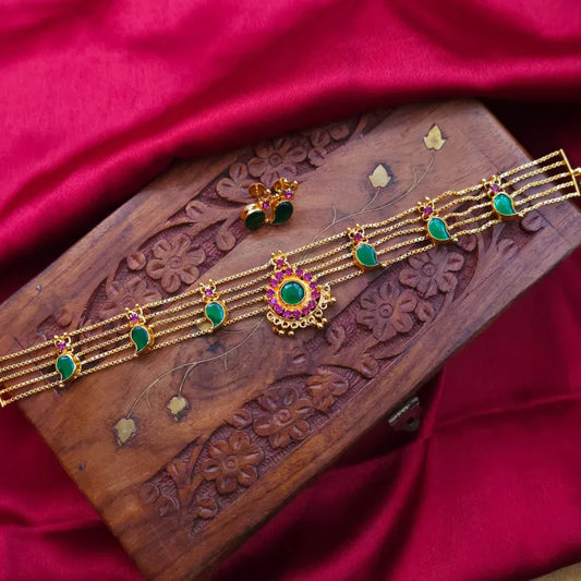 Palakka Real Gold Inspired Choker